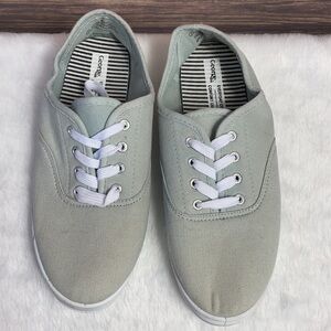 George casual  lace up grey flats shoes